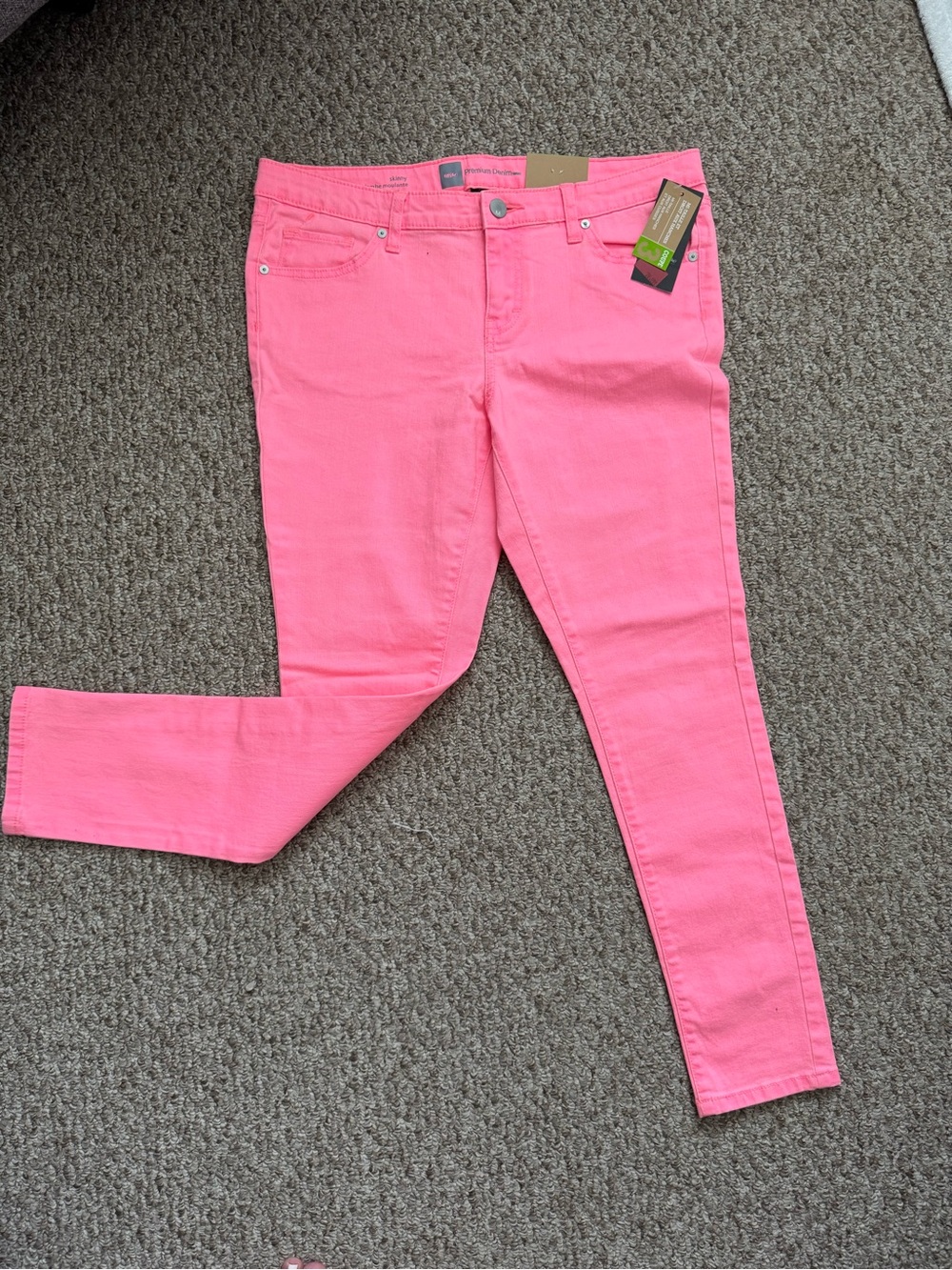 Bright Pink Skinny Jeans